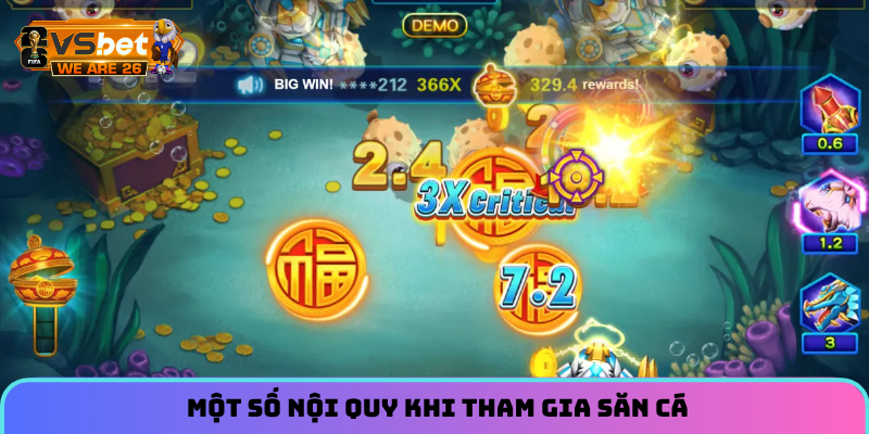 Review Game Bắn Cá Thần Tài - Game Săn Boss Bom Tấn 2026 2 Một số nội quy khi tham gia săn cá